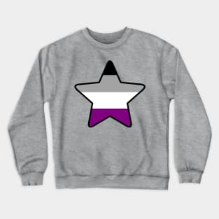 Asexual Pride Star Crewneck Sweatshirt